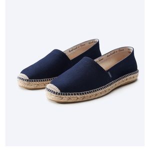 Viscata Barcelona Navy Canvas Espadrilles-US 12/ EU 45